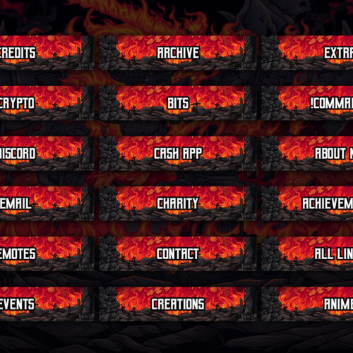 heavy metal twitch panels