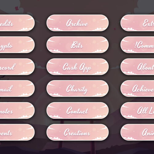 sakura Free Twitch Panels