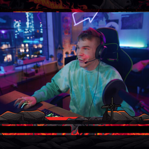 heavy metal webcam overlay