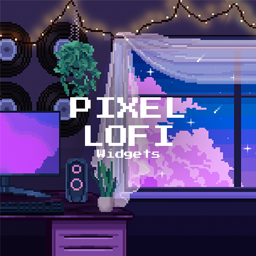 Pixel Lofi Streamlabs Widgets