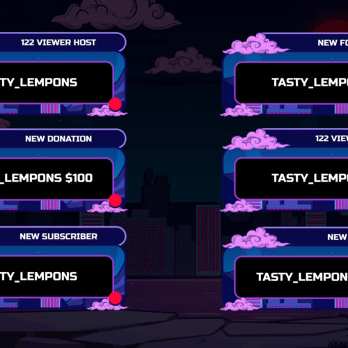 Lofi City Twitch Alerts