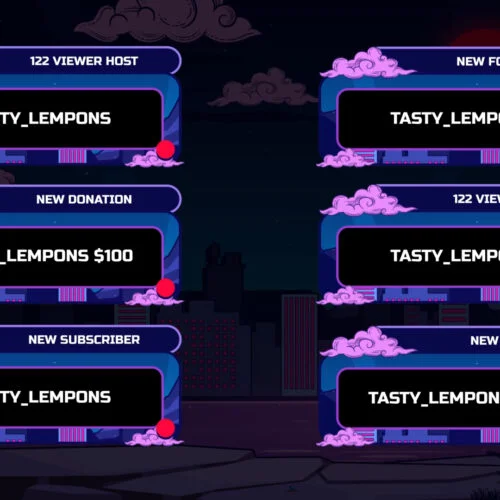 Lofi City Twitch Alerts