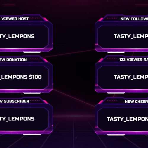 Retro Tech Twitch Alerts