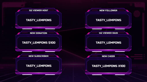 Retro Tech Twitch Alerts