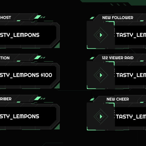 Mint Green Twitch Alerts