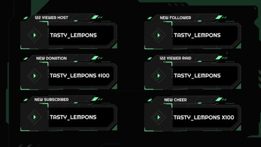 Mint Green Twitch Alerts