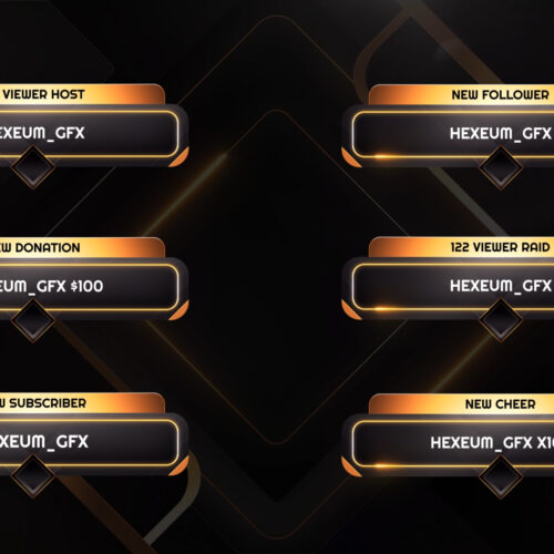 Gold Twitch Alerts