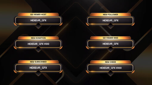 Gold Twitch Alerts