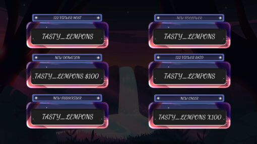 Fantasy Twitch Alerts