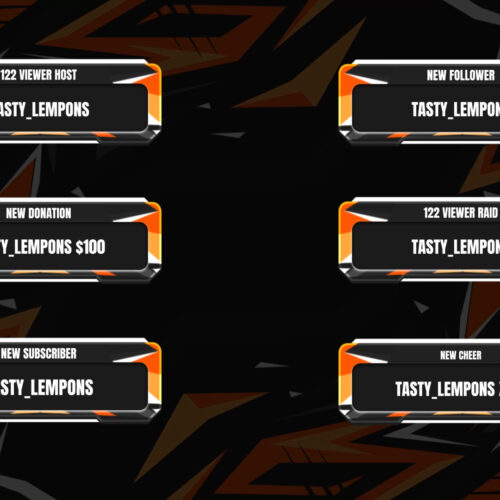 Orange Twitch Alerts