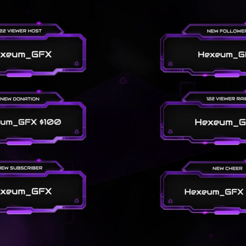 Purple Twitch Alerts