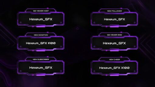 Purple Twitch Alerts