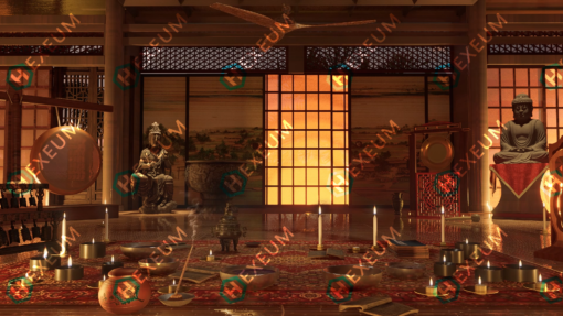 Meditation vtuber background