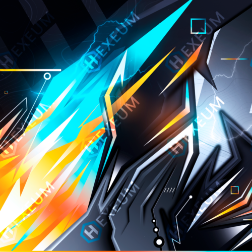 electricity stream background