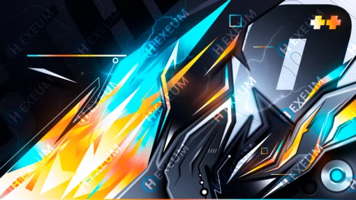 electricity stream background