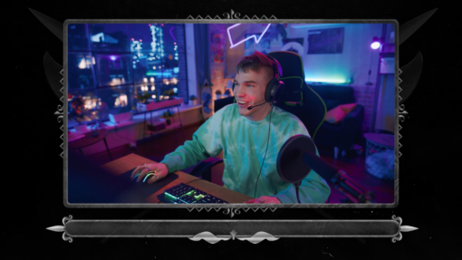 medieval webcam overlay
