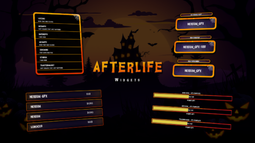 afterlife streamlabs widgets