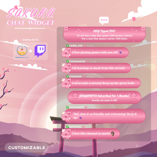 sakura chat widget thumbnail